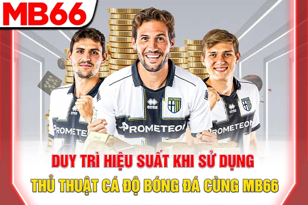 Duy trì hiệu suất khi sử dụng thủ thuật cá độ bóng đá cùng MB66